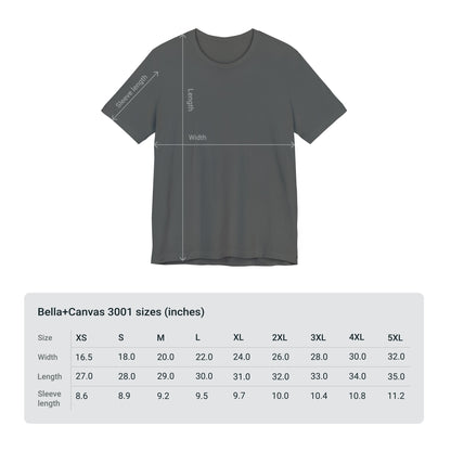 The Unisex Jersey Short Sleeve Tee - Austrige that is considered a T-Shirt