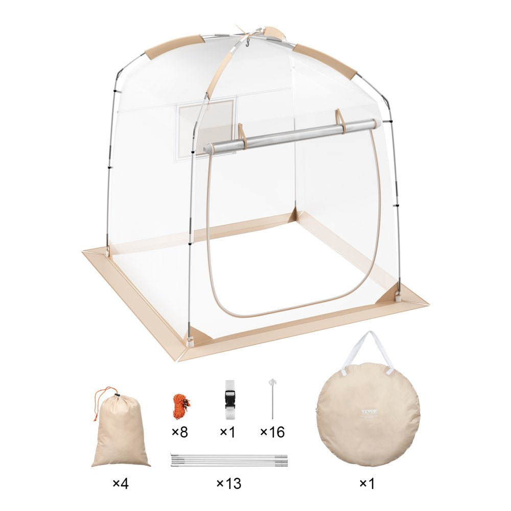 VEVOR Sports Tent Instant Tent Shelter Weather Proof 2-4 People Bubble Tent