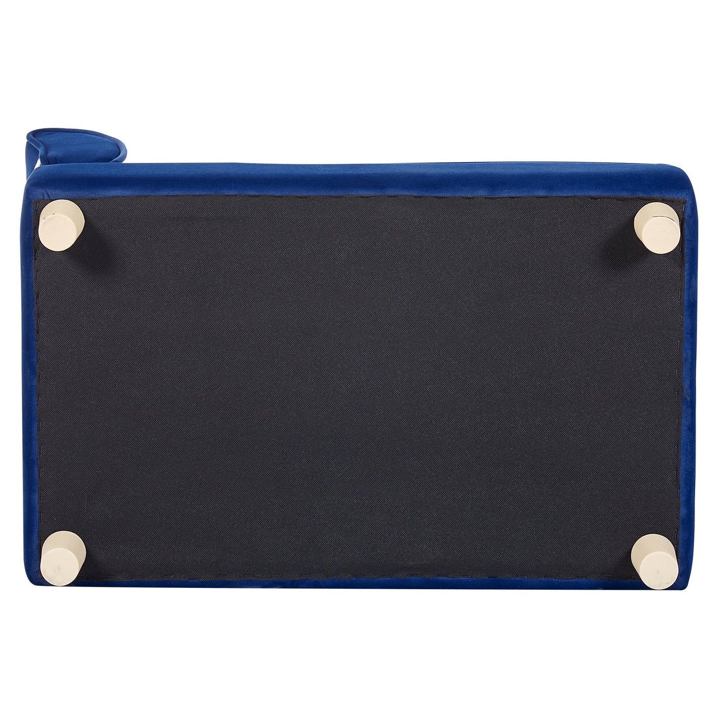 VEVOR Pet Sofa, Dog Couch for Medium-Sized Dogs and Cats, Soft Velvety Dog Sofa Bed, 81 lbs Loading Cat Sofa, Blue