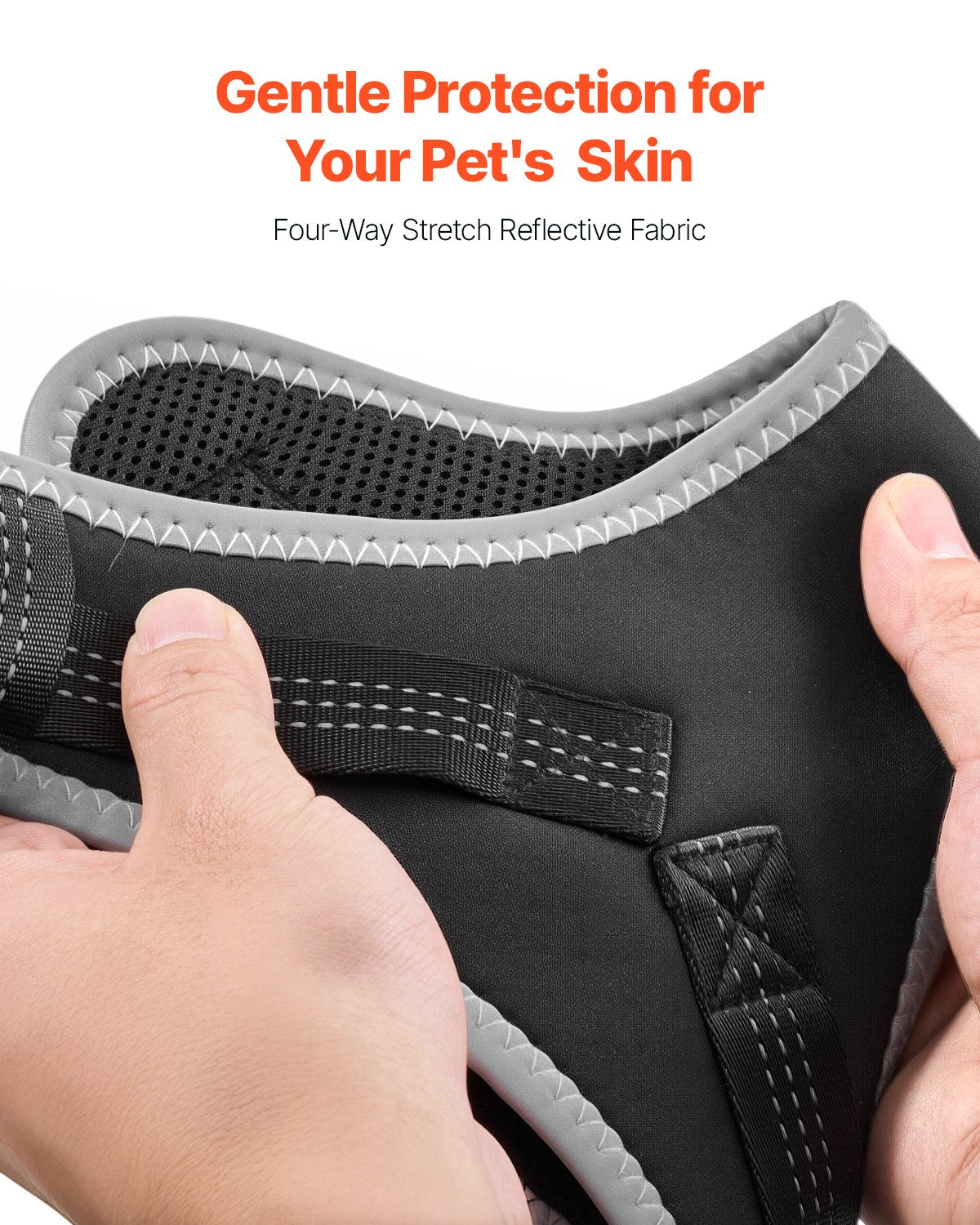 VEVOR Dog Knee Brace for Left Hind Leg Adjustable ACL Dog Leg Brace Pain Relief