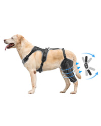 VEVOR Dog Knee Brace for Left Hind Leg Adjustable ACL Dog Leg Brace Pain Relief