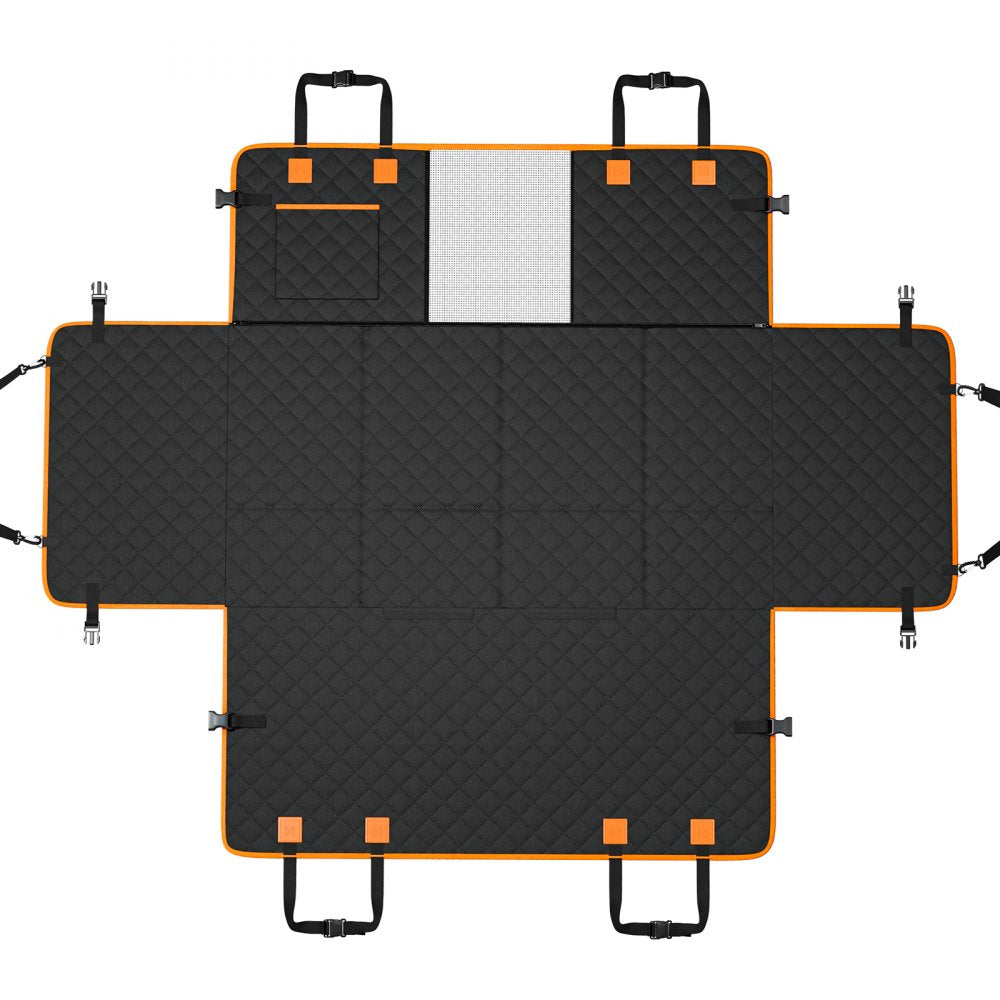 VEVOR 51.2 x 27.6 in Dog Car Seat Cover for Back Seat Waterproof 600D for SUV