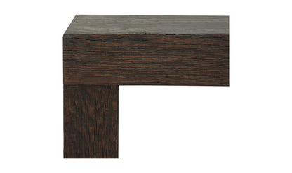 Evander Console Table Rustic Brown