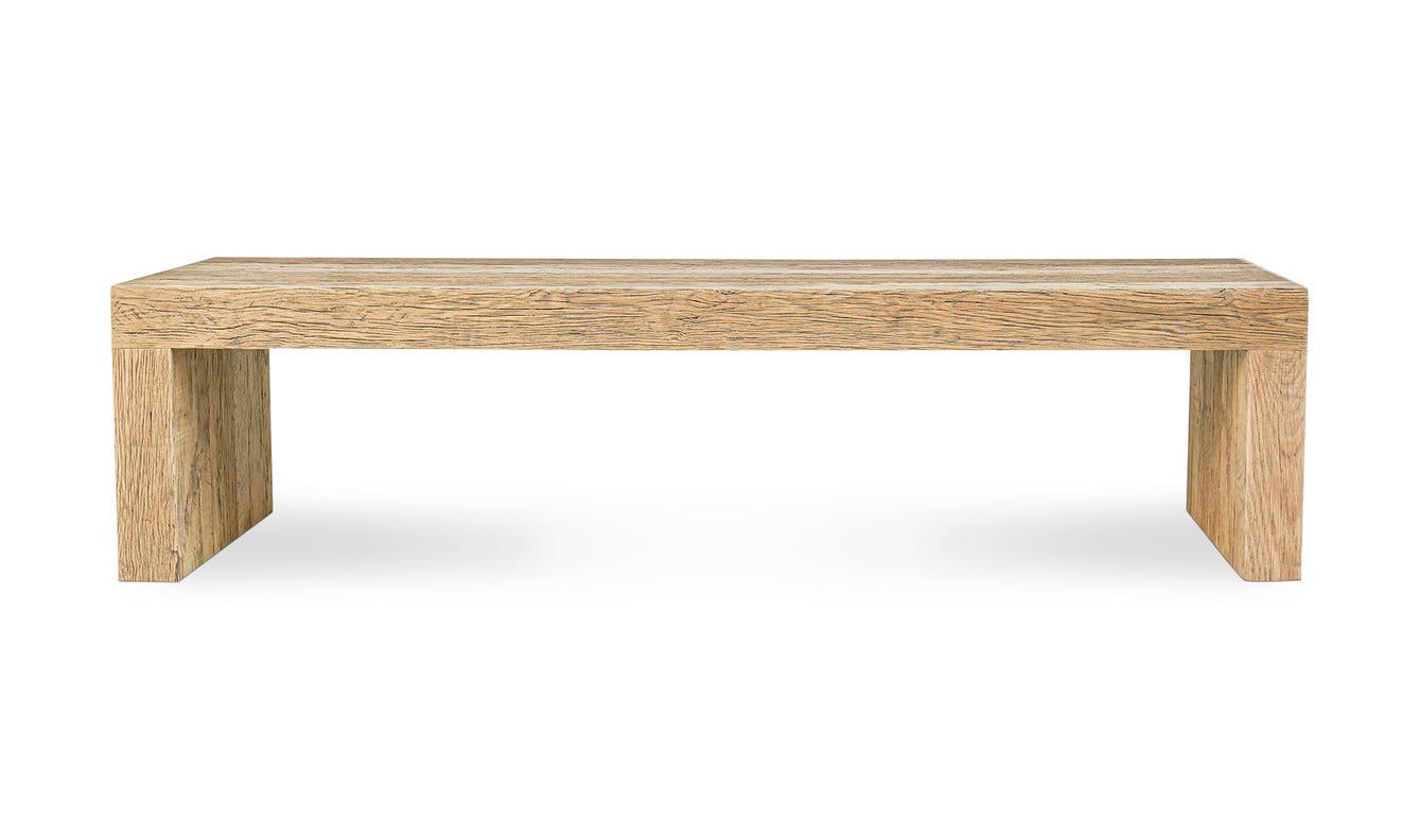 Evander Dining Bench Natural
