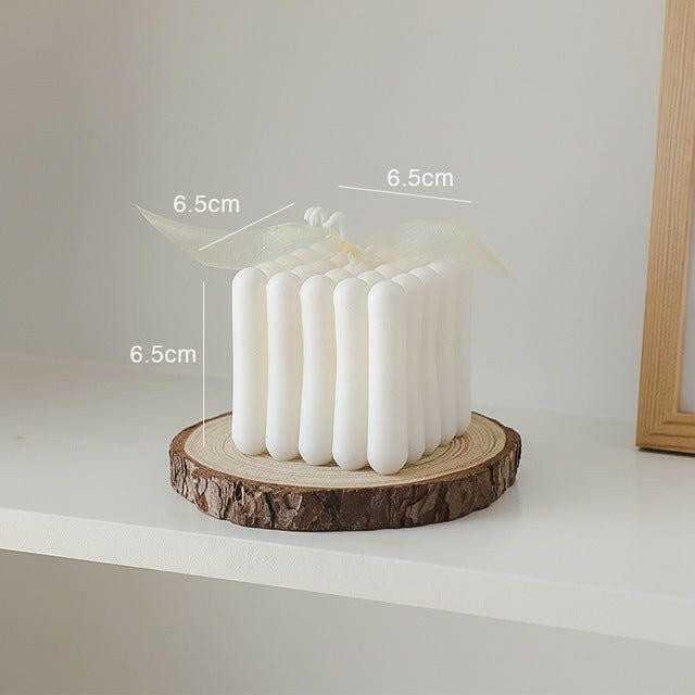 The SqUare Bubble Wax Candles that is considered a Candles