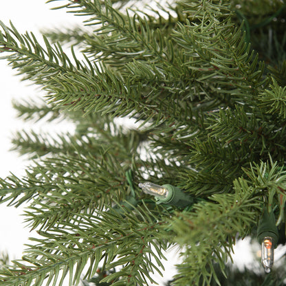 Artiplanto Oscar Most Realistic Artificial Fir Pre-Lit Christmas Tree 7.5'