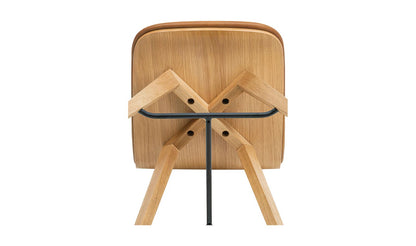 Napoli Leather Counter Stool Tan