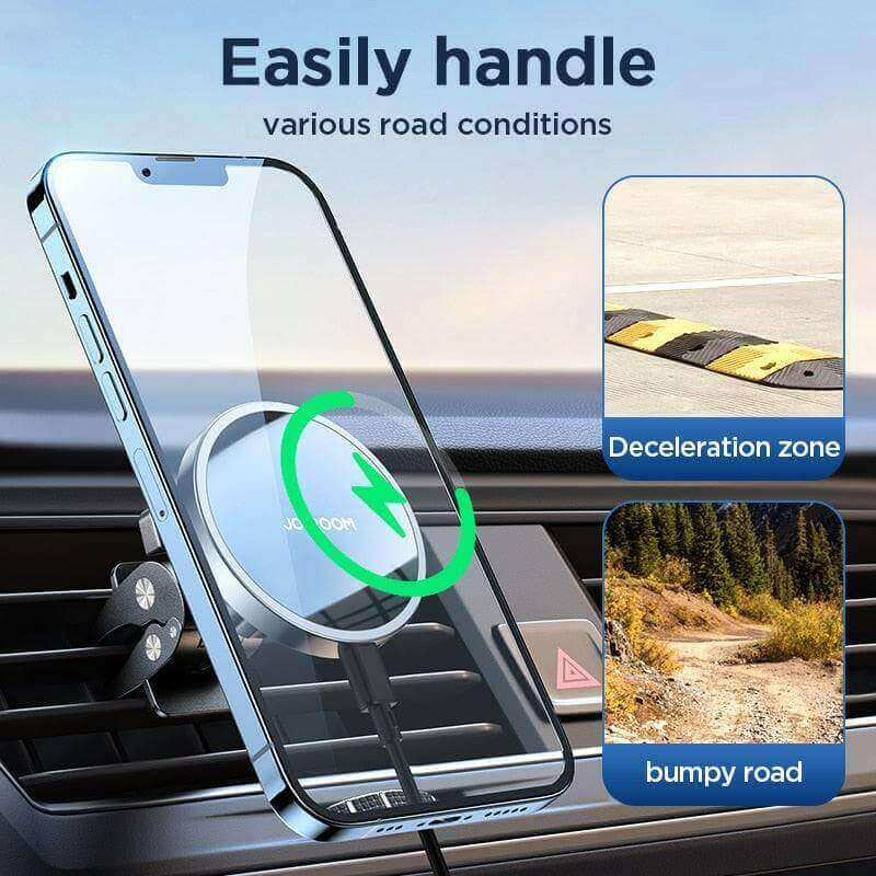 15W Qi Magnetic Car Phone Holder Wireless Charger | Austrige